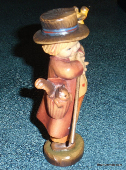 "Happy Wanderer" Anri Juan Ferrandiz Wood Carving #651575 - With Box (6")