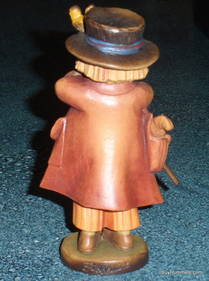 "Happy Wanderer" Anri Juan Ferrandiz Wood Carving #651575 - With Box (6")