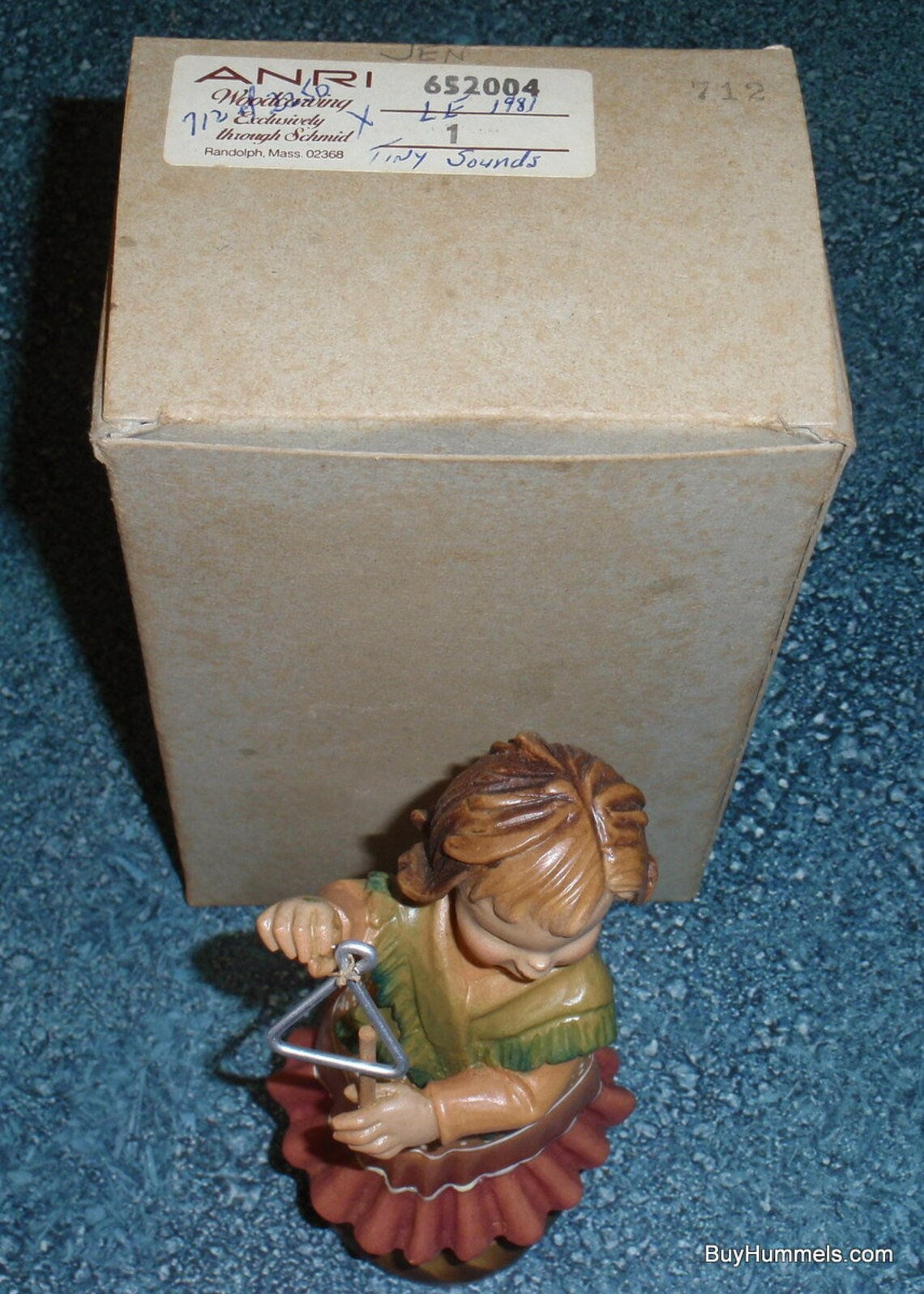 "Tiny Sounds" Anri Juan Ferrandiz Wood Carving #652004 - With Box (6")