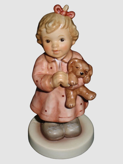 Goebel Hummel A Prayer For You Figurine 2318/A Ich bin klein mein Herz ist rein Marion Huschka Girl Puppy Dog TMK-9 Germany Porcelain