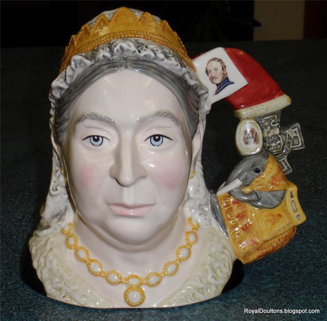 Queen Victoria Royal Doulton Toby Character Jug Of The Year 2001 D7152 Limited Edition Collectible