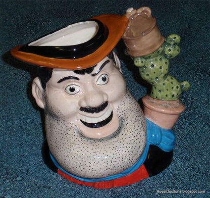Royal Doulton Desperate Dan Character Jug D7006 The Dandy Comic Hero