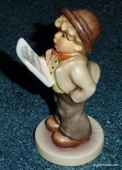 "Hitting The High Note" Goebel Hummel Figurine #846 - Little Boy Singing CUTE