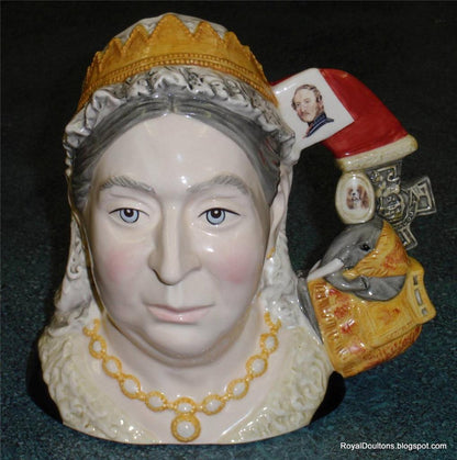 Queen Victoria Royal Doulton Toby Character Jug Of The Year 2001 D7152 Limited Edition Collectible