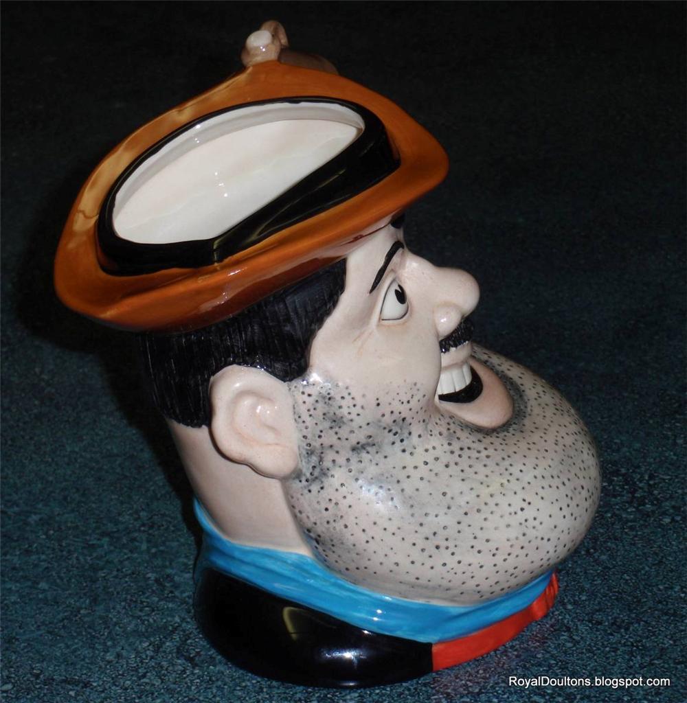 "Desperate Dan" Royal Doulton Character Jug D7006 - Large 7" (The Dandy Comic)