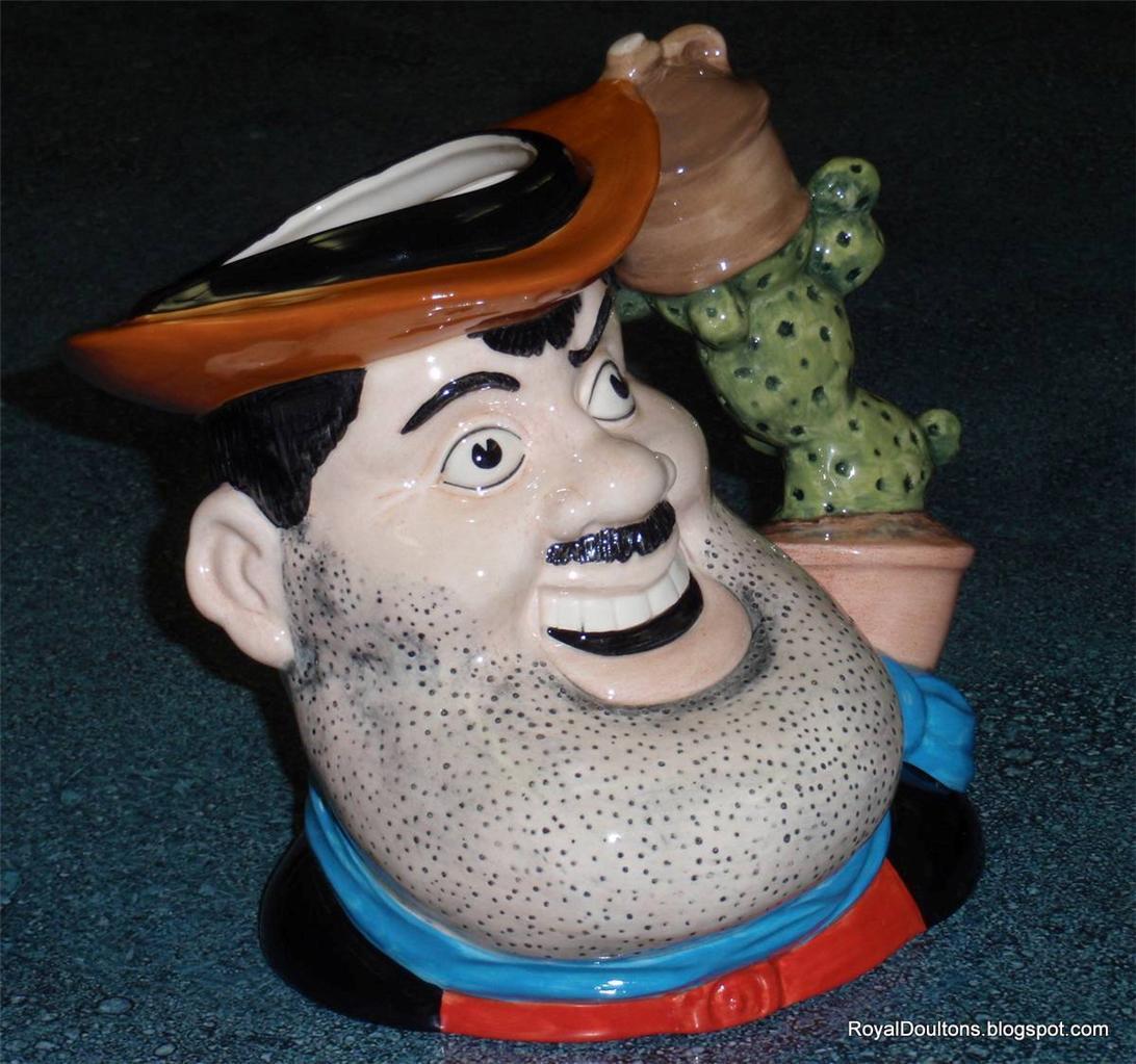 "Desperate Dan" Royal Doulton Character Jug D7006 - Large 7" (The Dandy Comic)