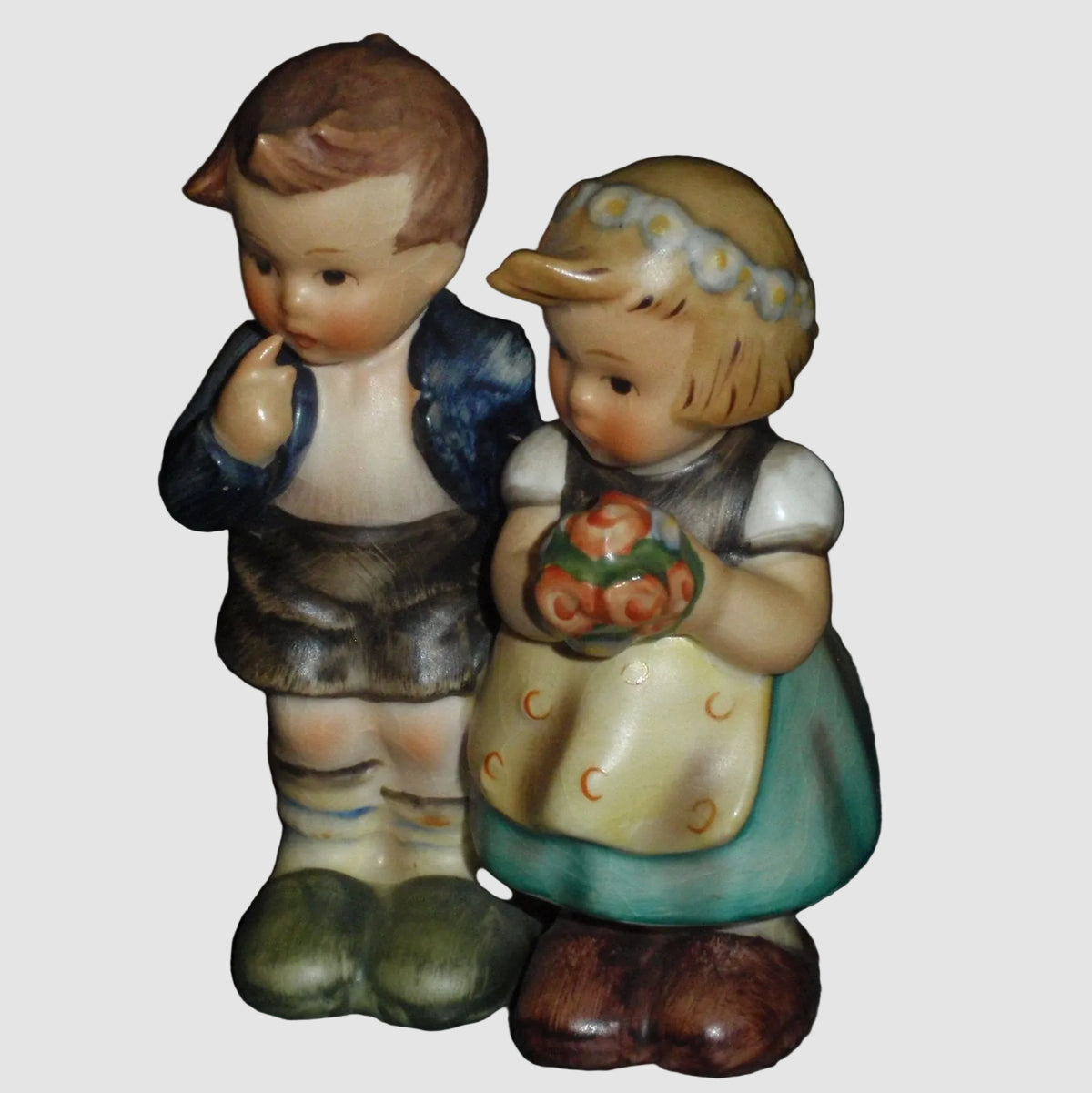 "We Congratulate" Goebel Hummel Nativity Figurine #214/E (3.75" TMK-4)