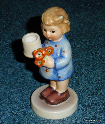 "Girl With Nosegay" Goebel Hummel Candleholder Figurine #I/115