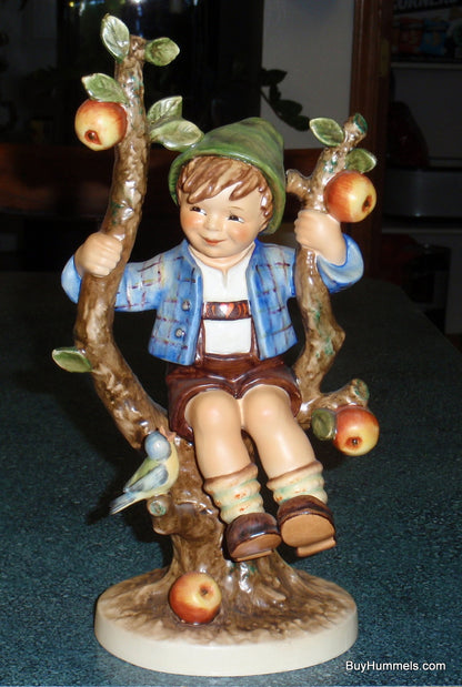 HUGE "Apple Tree Boy" Goebel Hummel Figurine #142/V 10-1/2" Tall - RARE!