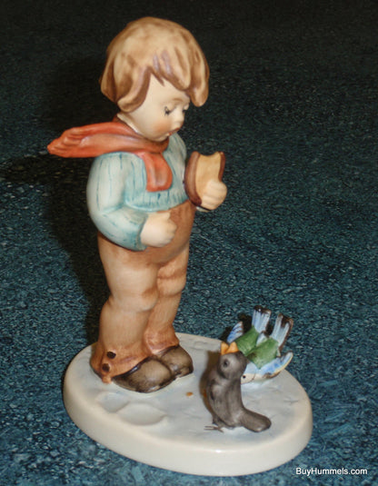 "Bird Watcher" Goebel Hummel Figurine #300 Boy Feeding The Birds!