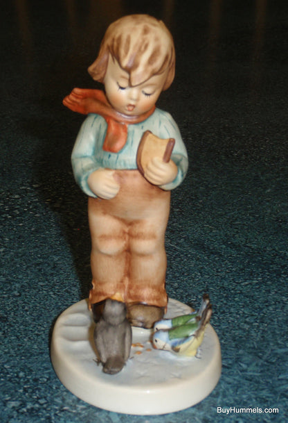 "Bird Watcher" Goebel Hummel Figurine #300 Boy Feeding The Birds!