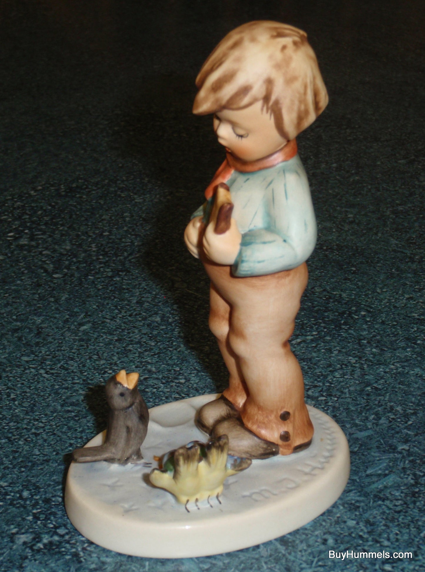 "Bird Watcher" Goebel Hummel Figurine #300 Boy Feeding The Birds!