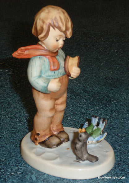 "Bird Watcher" Goebel Hummel Figurine #300 Boy Feeding The Birds!