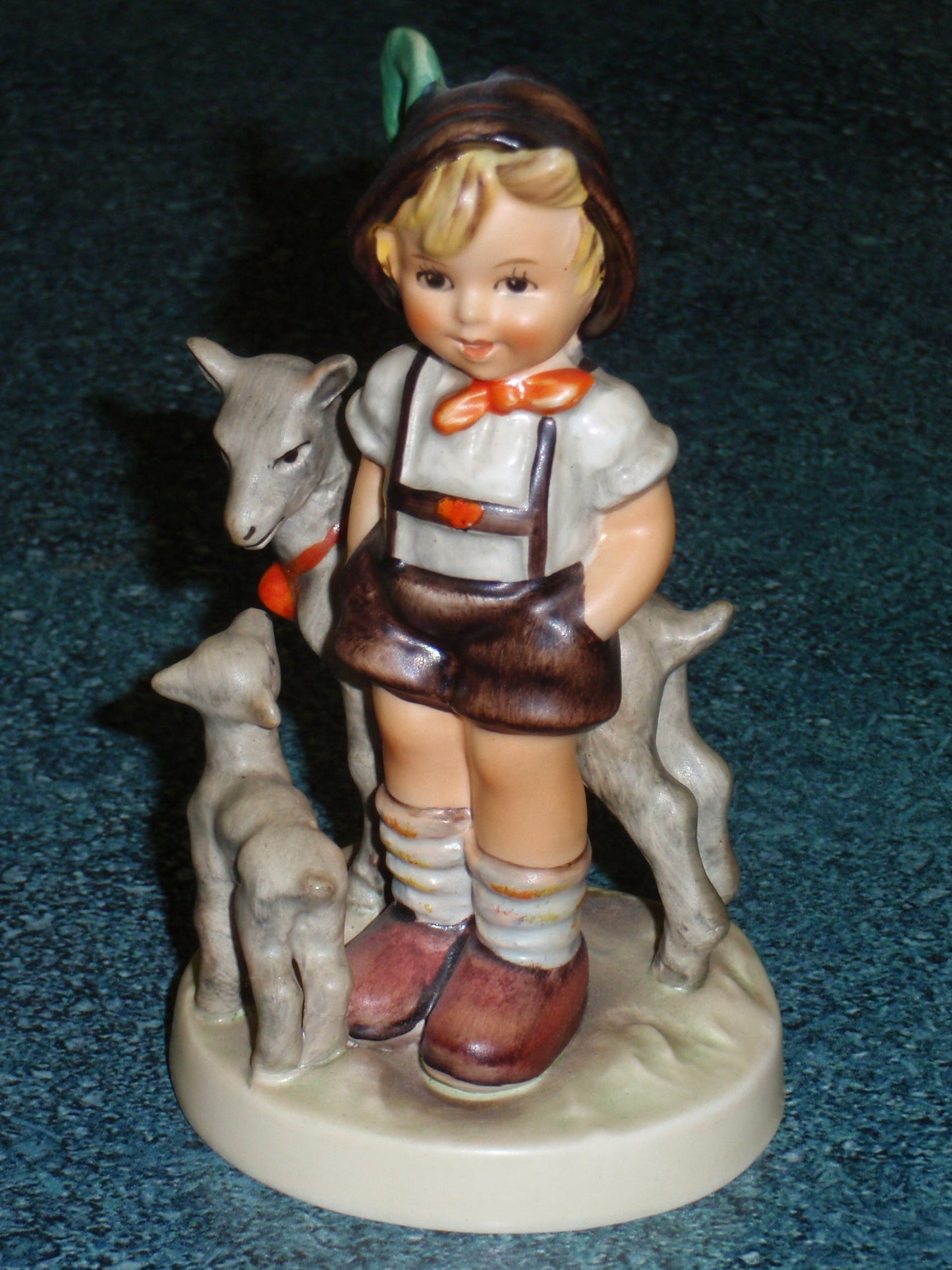 "Little Goat Herder" Goebel Hummel Figurine #200/0 - Mama And Baby Goat With Boy!