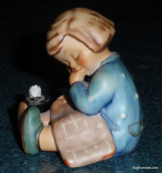 "A Nap" Goebel Hummel Figurine #534 - Girl With Blanket And Candle - CUTE!