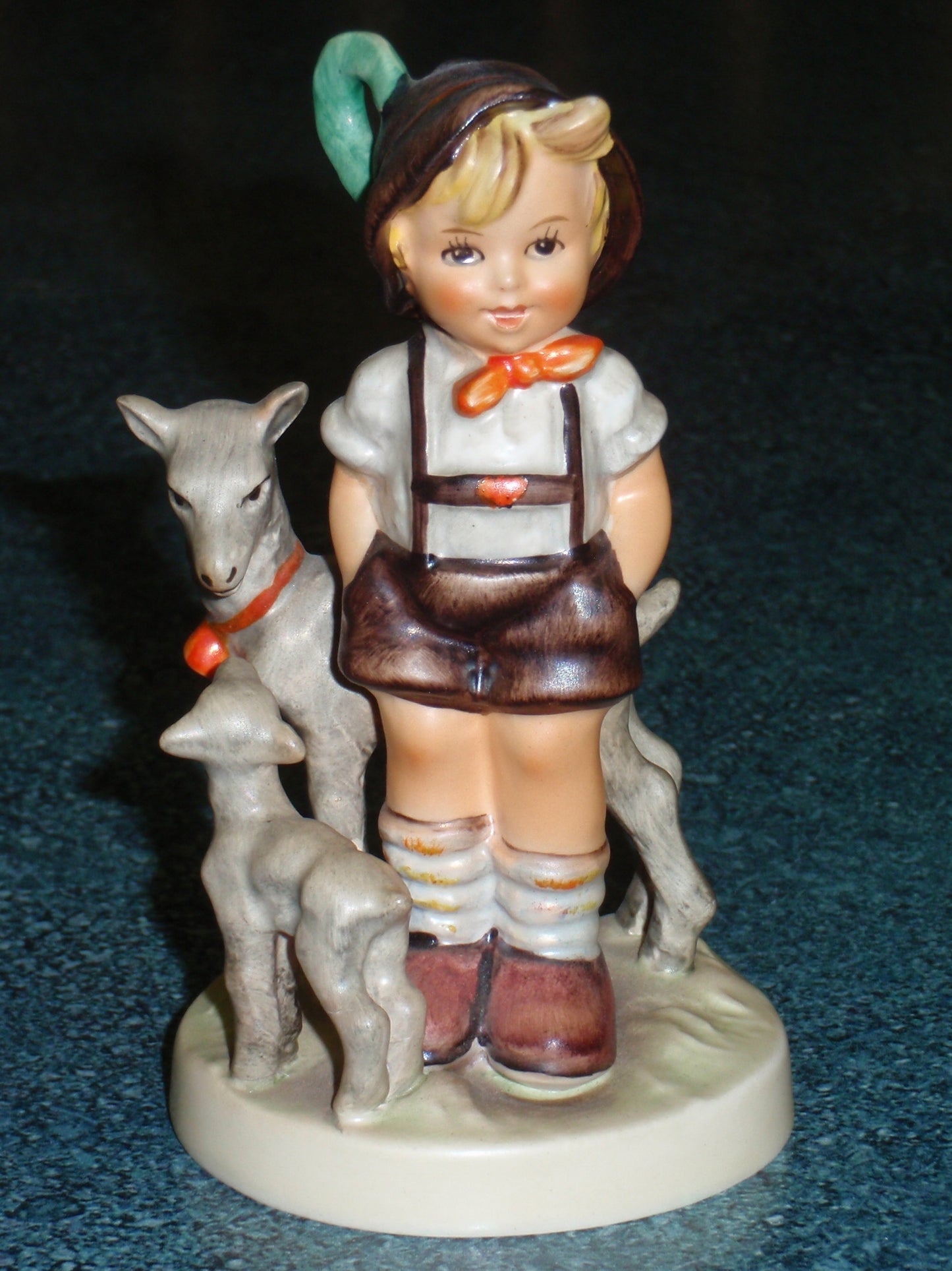 "Little Goat Herder" Goebel Hummel Figurine #200/0 - Mama And Baby Goat With Boy!