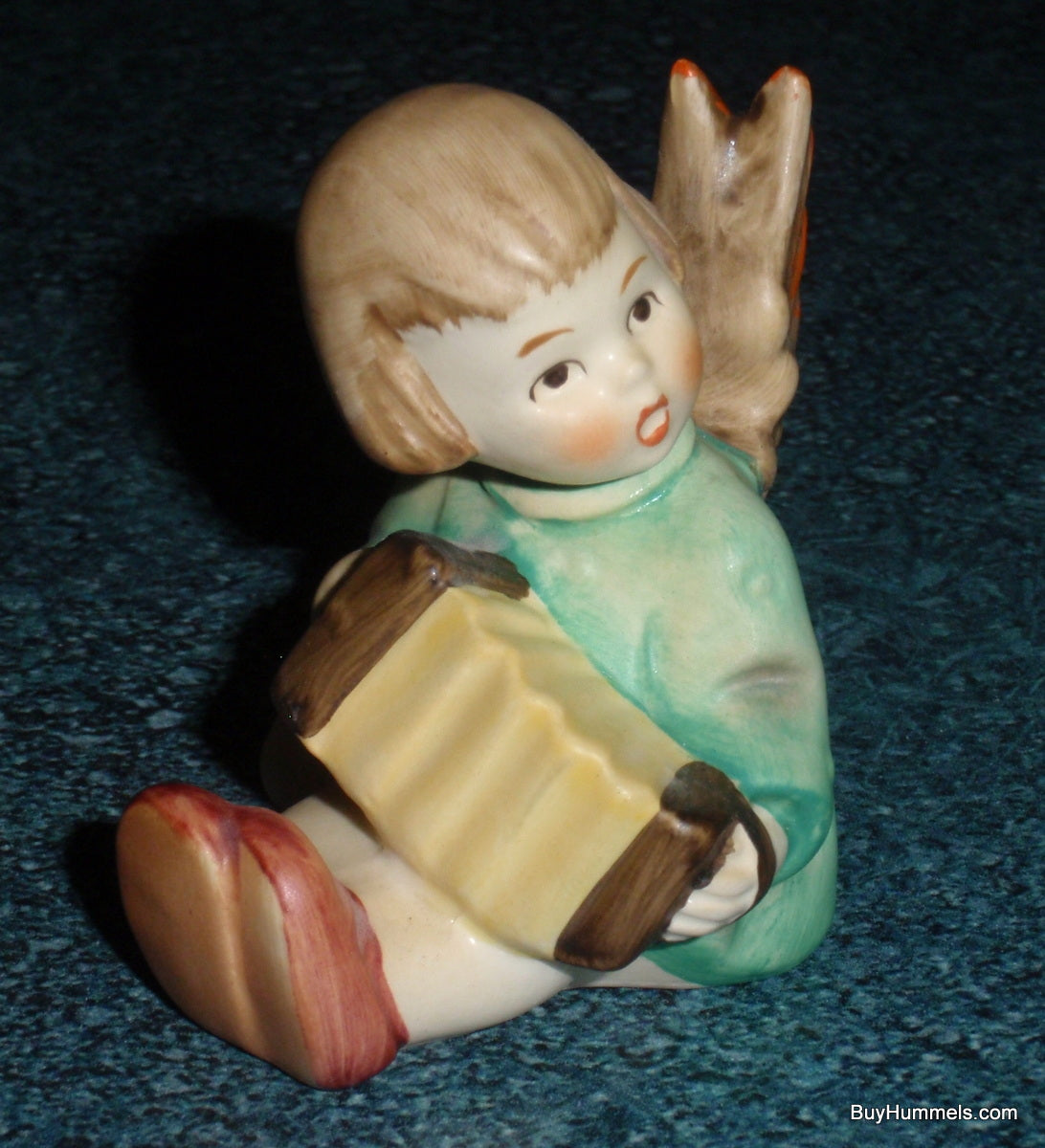 Angel With Accordion Goebel Hummel Candleholder Figurine!