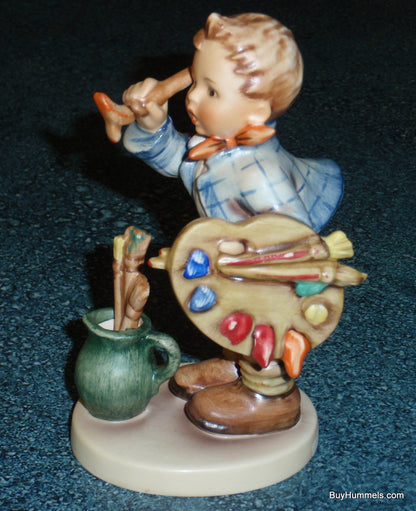 "The Artist" Goebel Hummel Figurine #304 - Boy Painting With Palette!