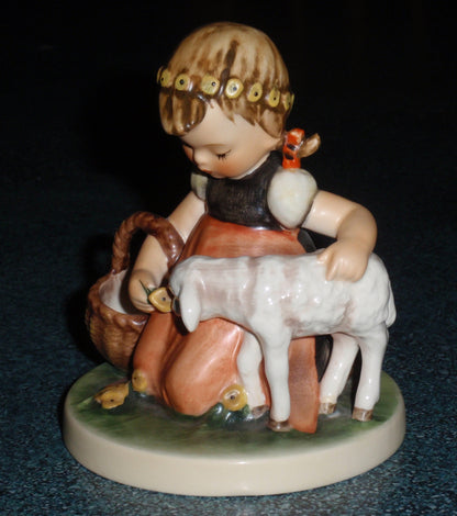 "Favorite Pet" Goebel Hummel Figurine #361 - Girl With Baby Lamb!