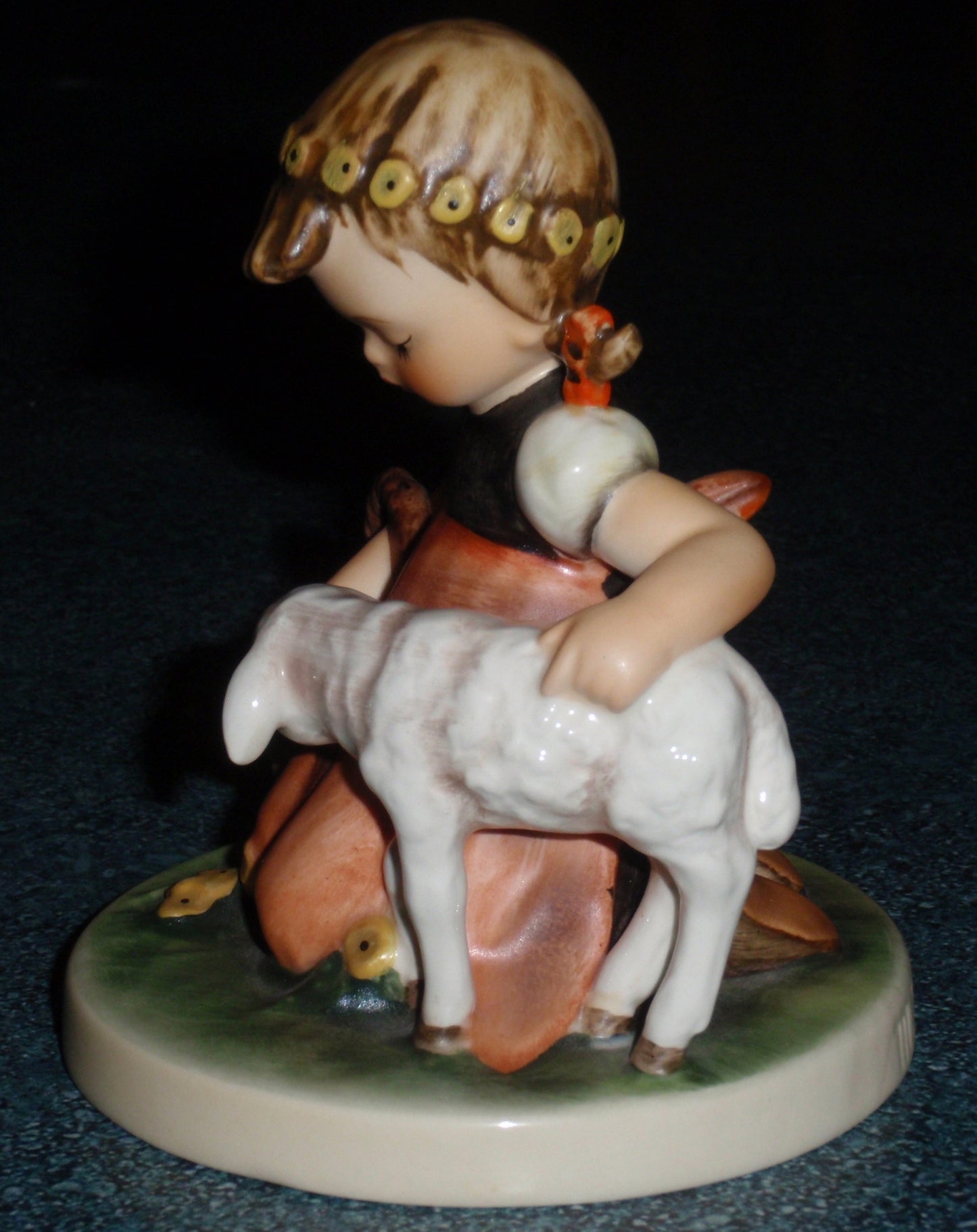 "Favorite Pet" Goebel Hummel Figurine #361 - Girl With Baby Lamb!