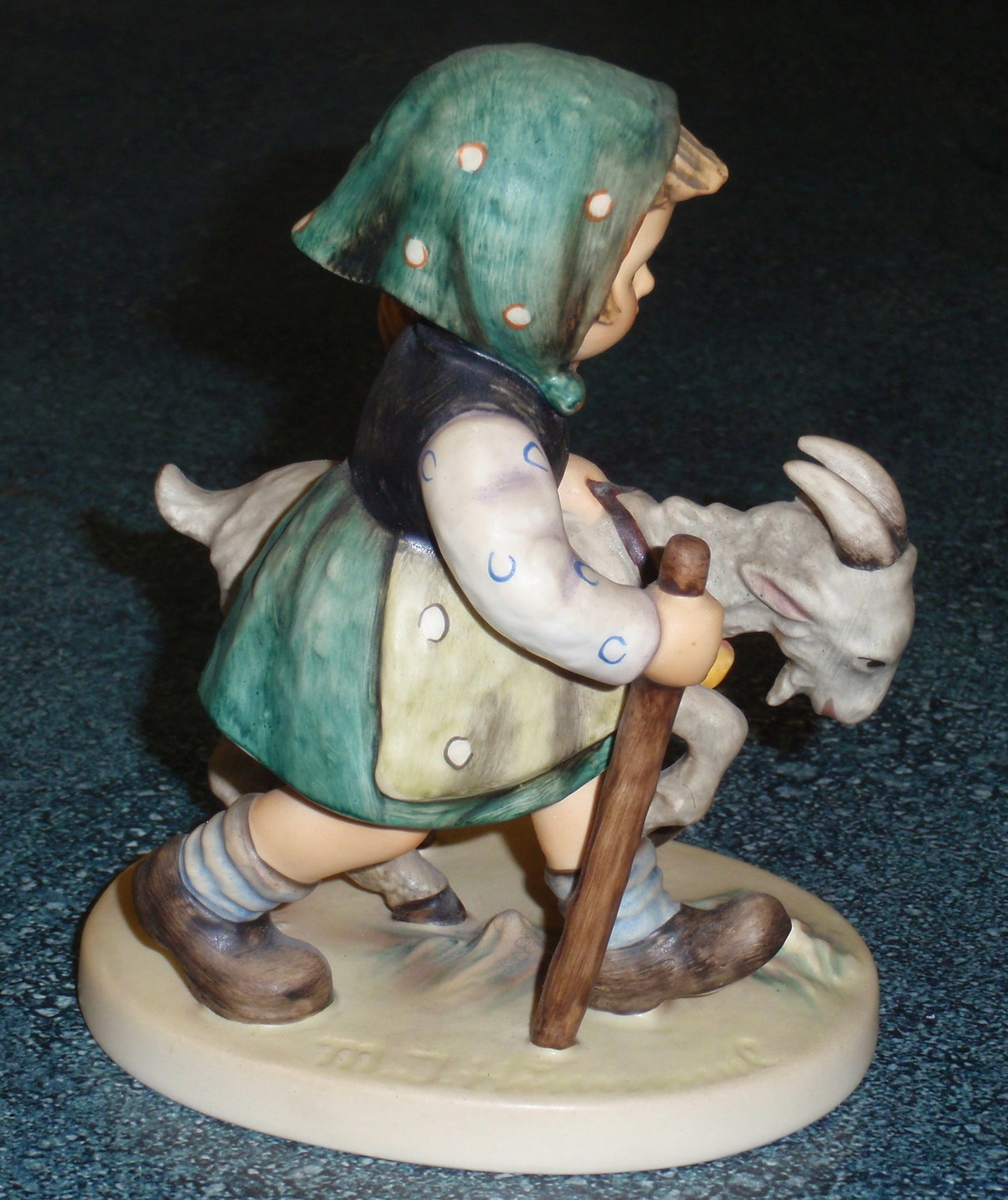 "Homeward Bound" Goebel Hummel Figurine #334 - Brother And Sister With Goat!