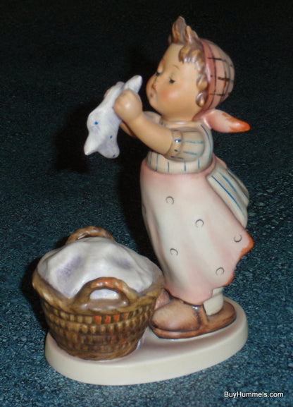 "Wash Day" Goebel Hummel Figurine #321 - Girl Hanging Clothes