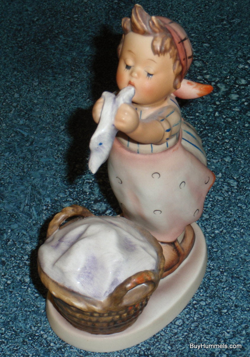 "Wash Day" Goebel Hummel Figurine #321 - Girl Hanging Clothes