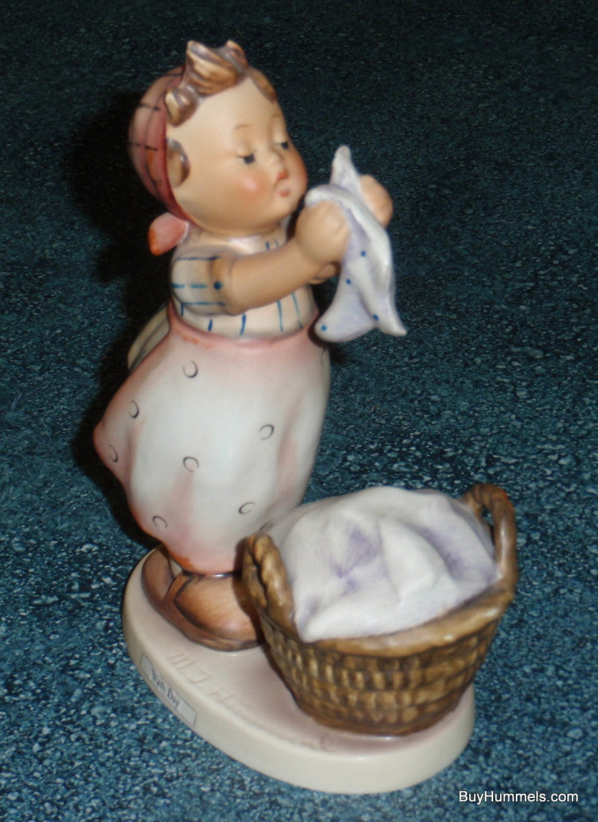 "Wash Day" Goebel Hummel Figurine #321 - Girl Hanging Clothes