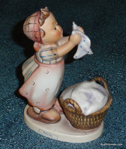 "Wash Day" Goebel Hummel Figurine #321 - Girl Hanging Clothes