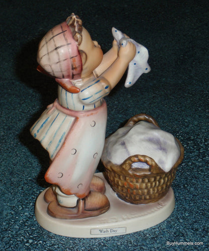 "Wash Day" Goebel Hummel Figurine #321 - Girl Hanging Clothes