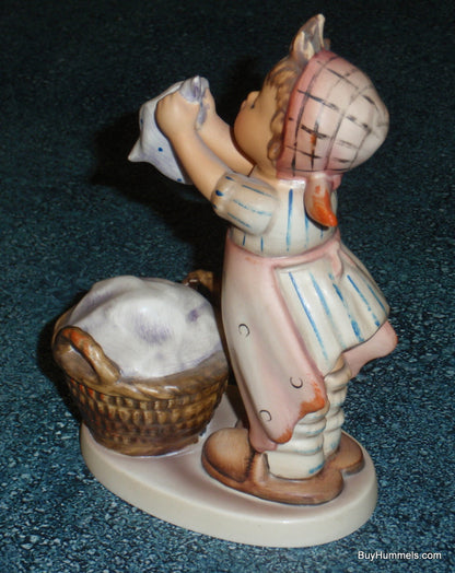 "Wash Day" Goebel Hummel Figurine #321 - Girl Hanging Clothes