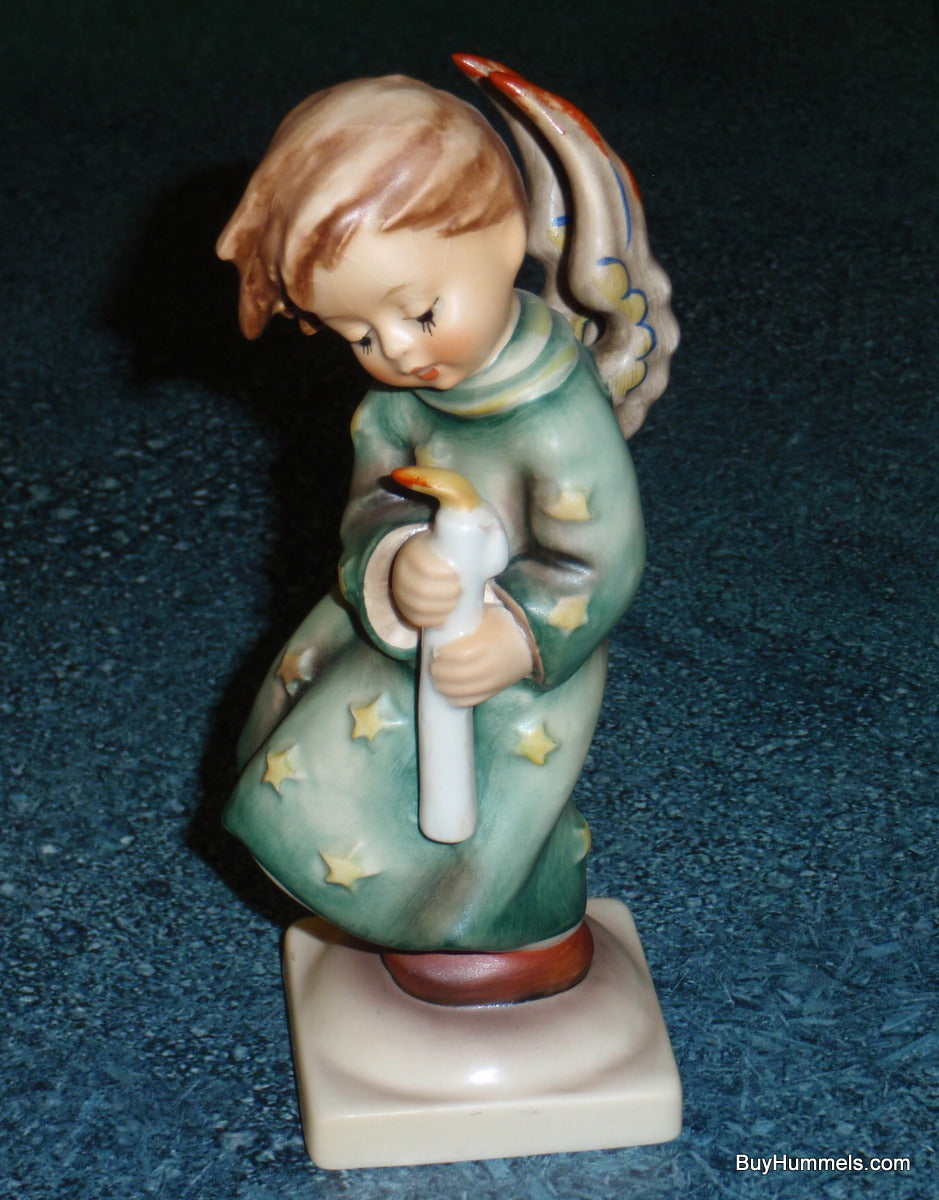 "Heavenly Angel" Goebel Hummel Figurine #21/0 1/2  - Angel With Candle In The Wind!