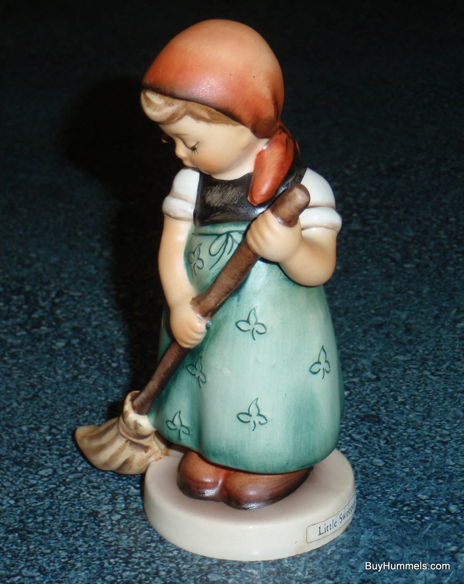 "Little Sweeper" Goebel Hummel Figurine #171 - Little Girl Sweeping The Floor!