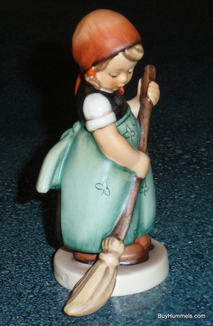 "Little Sweeper" Goebel Hummel Figurine #171 - Little Girl Sweeping The Floor!