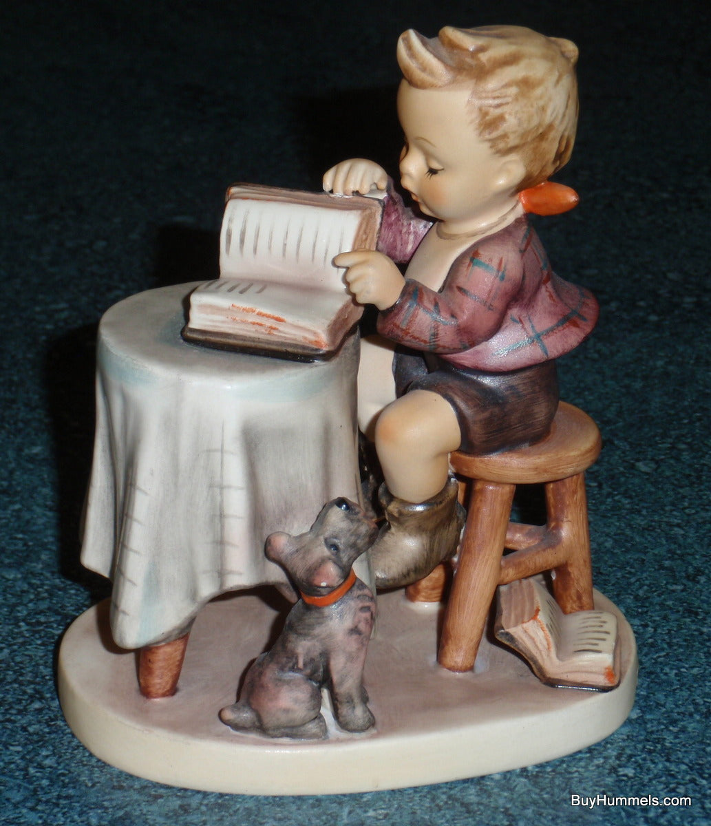 Goebel Hummel Figurine "Little Bookkeeper" #306 - Accountant With Little Dog!