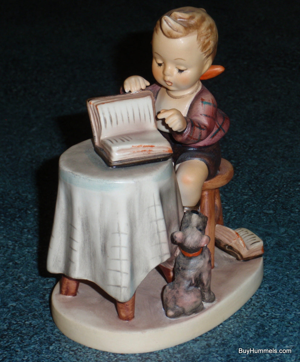 Goebel Hummel Figurine "Little Bookkeeper" #306 - Accountant With Little Dog!