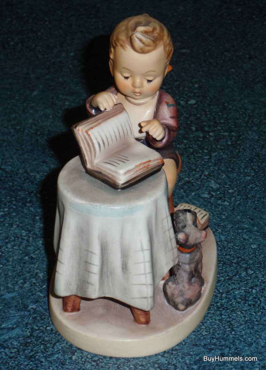 Goebel Hummel Figurine "Little Bookkeeper" #306 - Accountant With Little Dog!