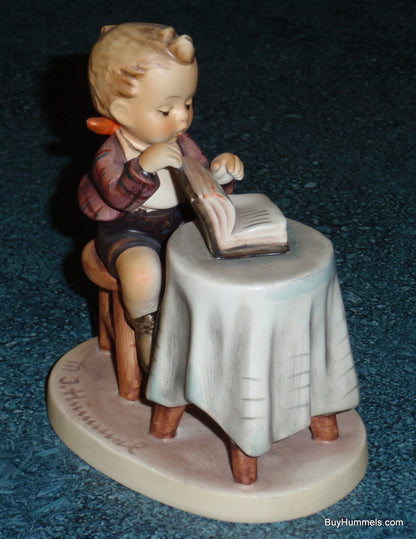 Goebel Hummel Figurine "Little Bookkeeper" #306 - Accountant With Little Dog!