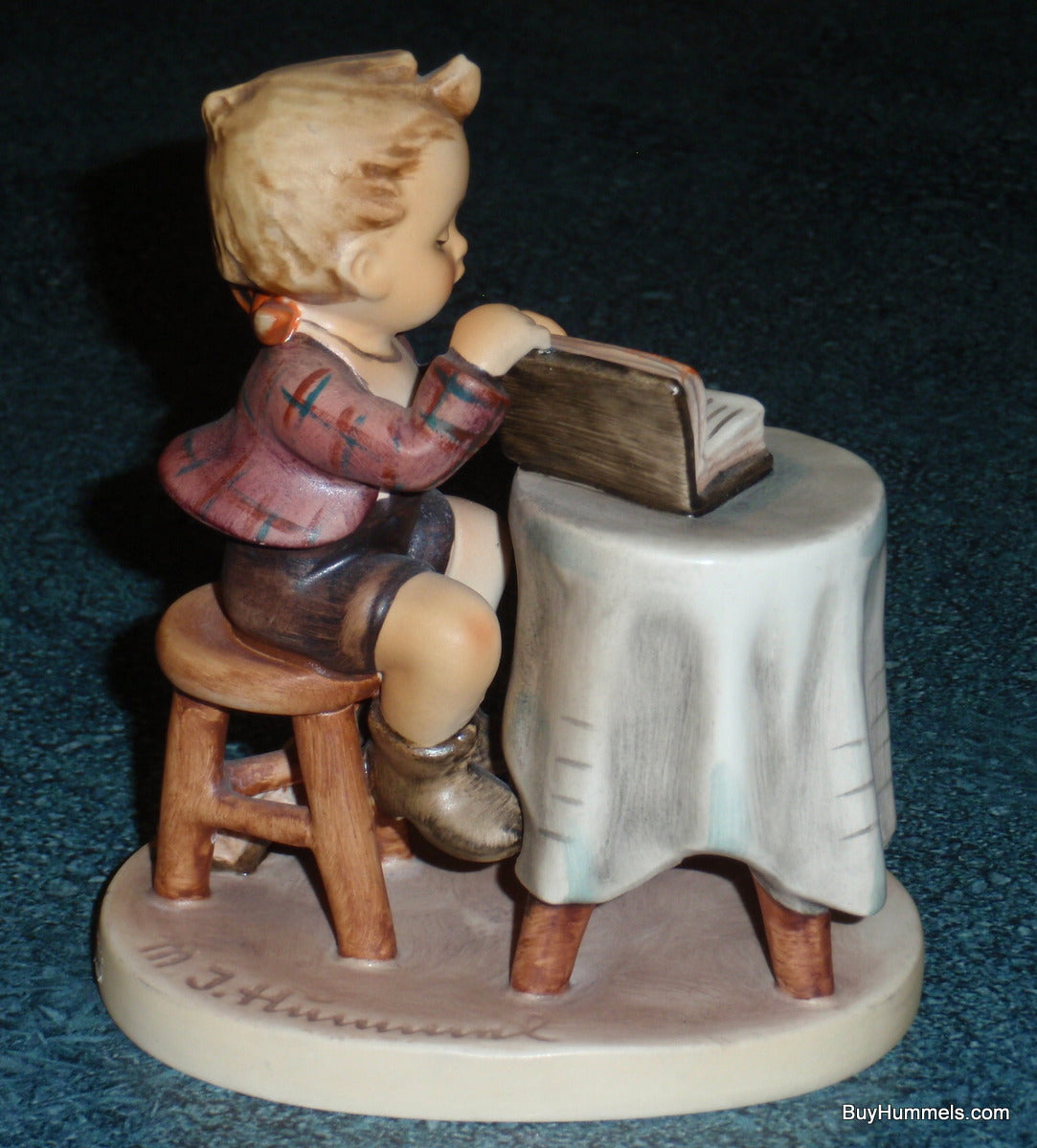 Goebel Hummel Figurine "Little Bookkeeper" #306 - Accountant With Little Dog!