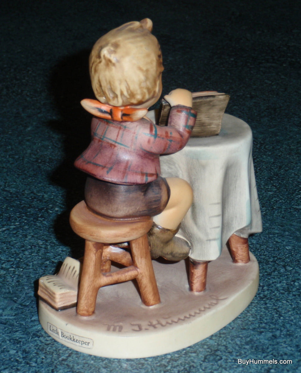 Goebel Hummel Figurine "Little Bookkeeper" #306 - Accountant With Little Dog!