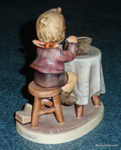 Goebel Hummel Figurine "Little Bookkeeper" #306 - Accountant With Little Dog!