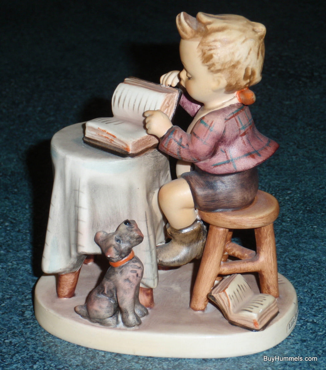 Goebel Hummel Figurine "Little Bookkeeper" #306 - Accountant With Little Dog!