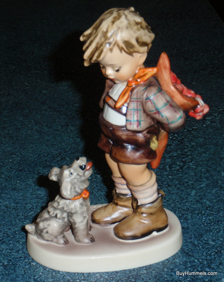 "Not For You" Goebel Hummel Figurine #317 TMK5 Boy With Puppy Dog - CUTE GIFT!