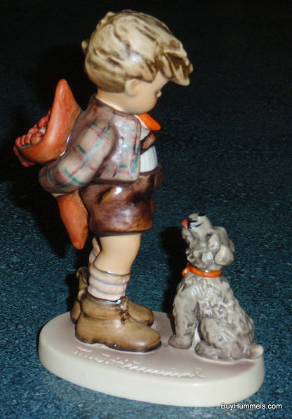 "Not For You" Goebel Hummel Figurine #317 TMK5 Boy With Puppy Dog - CUTE GIFT!