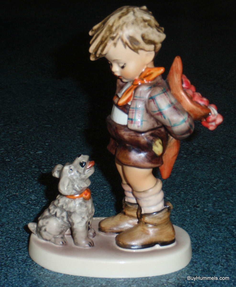 "Not For You" Goebel Hummel Figurine #317 TMK5 Boy With Puppy Dog - CUTE GIFT!