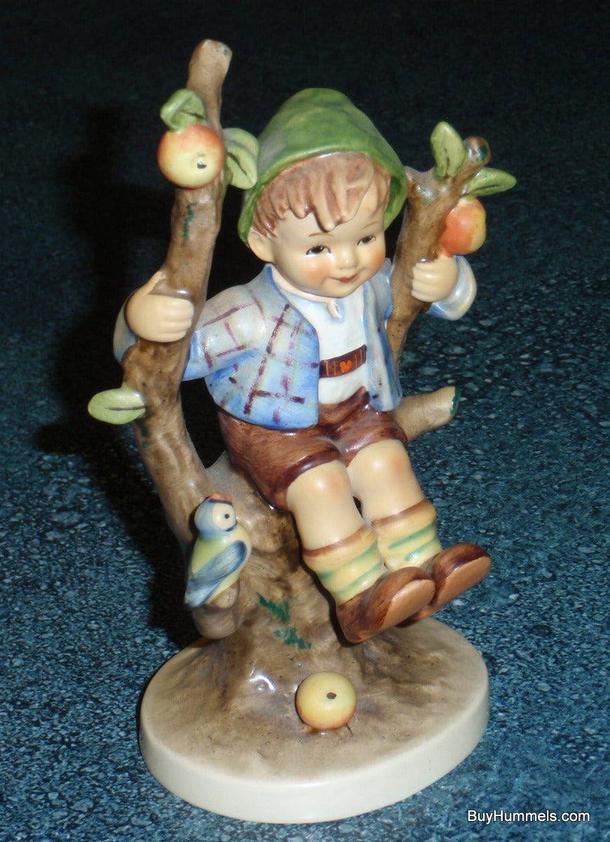 142 Goebel Hummel Figurine 4 Boy in Apple Tree 1957 West Germany TMK-3 -   Israel