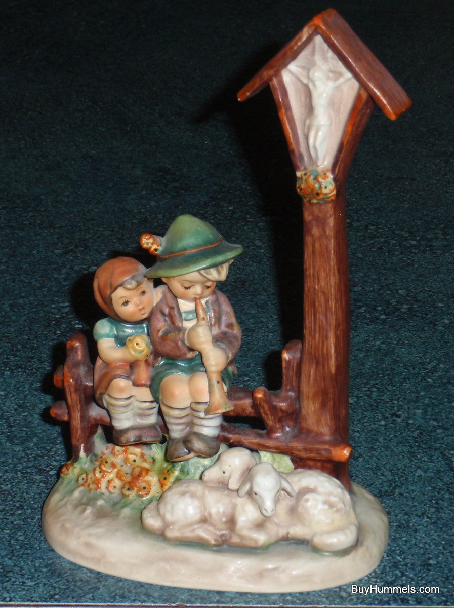 "Wayside Devotion" Goebel Hummel Figurine #28/II Jesus Shrine In The Woods