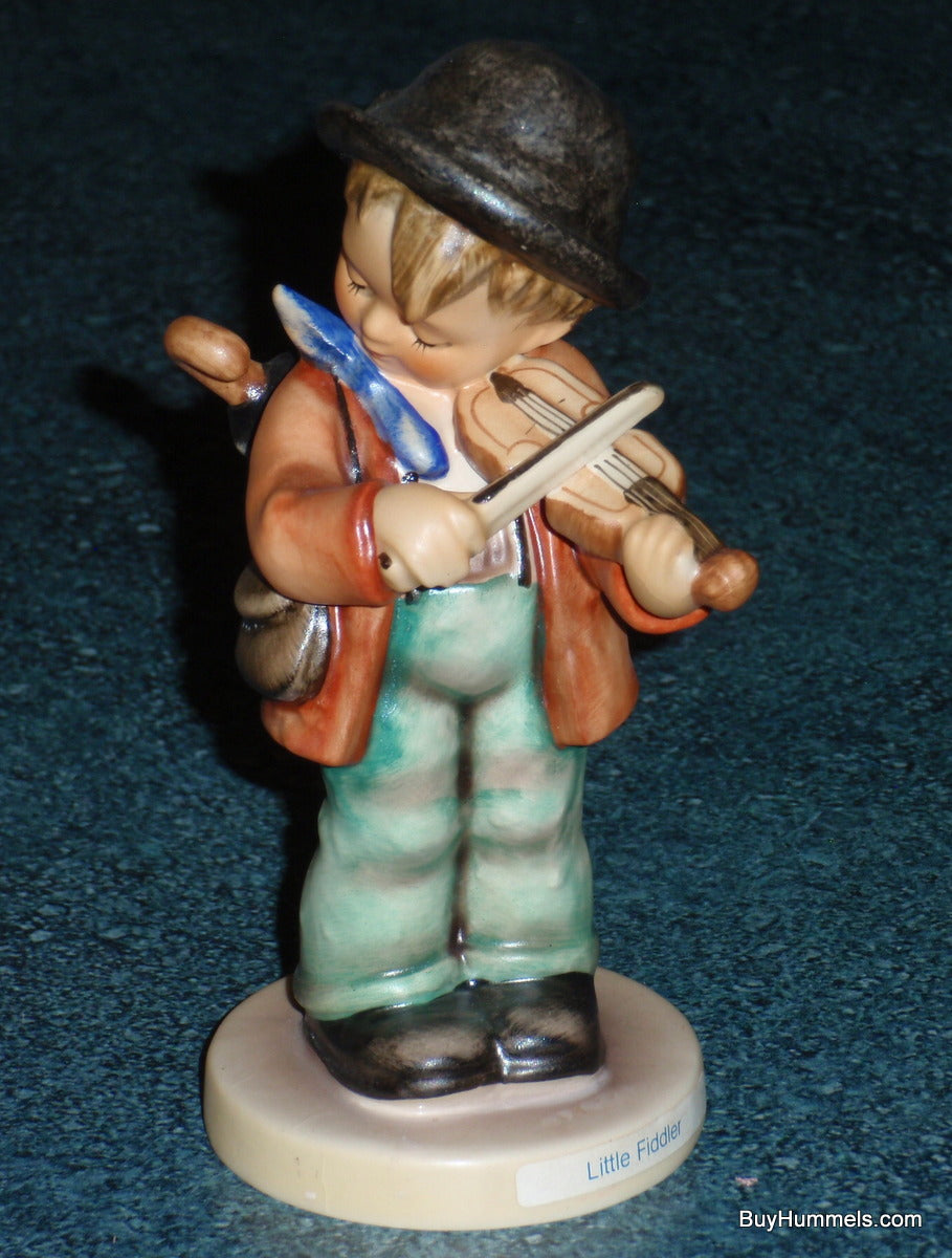 "Little Fiddler" Goebel Hummel Collectible Figurine #4 - Boy Playing Fiddle - CUTE!