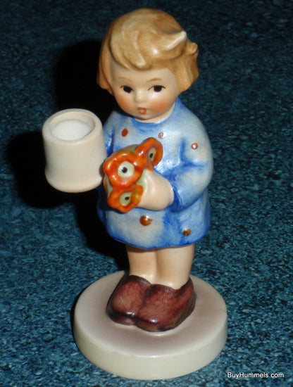 "Girl With Nosegay" Goebel Hummel Candleholder Figurine #I/115