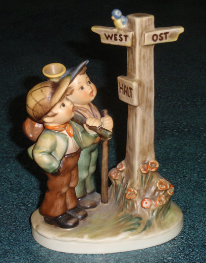 "Crossroads" Goebel Hummel Figurine #331 - Two Brothers In The Woods!